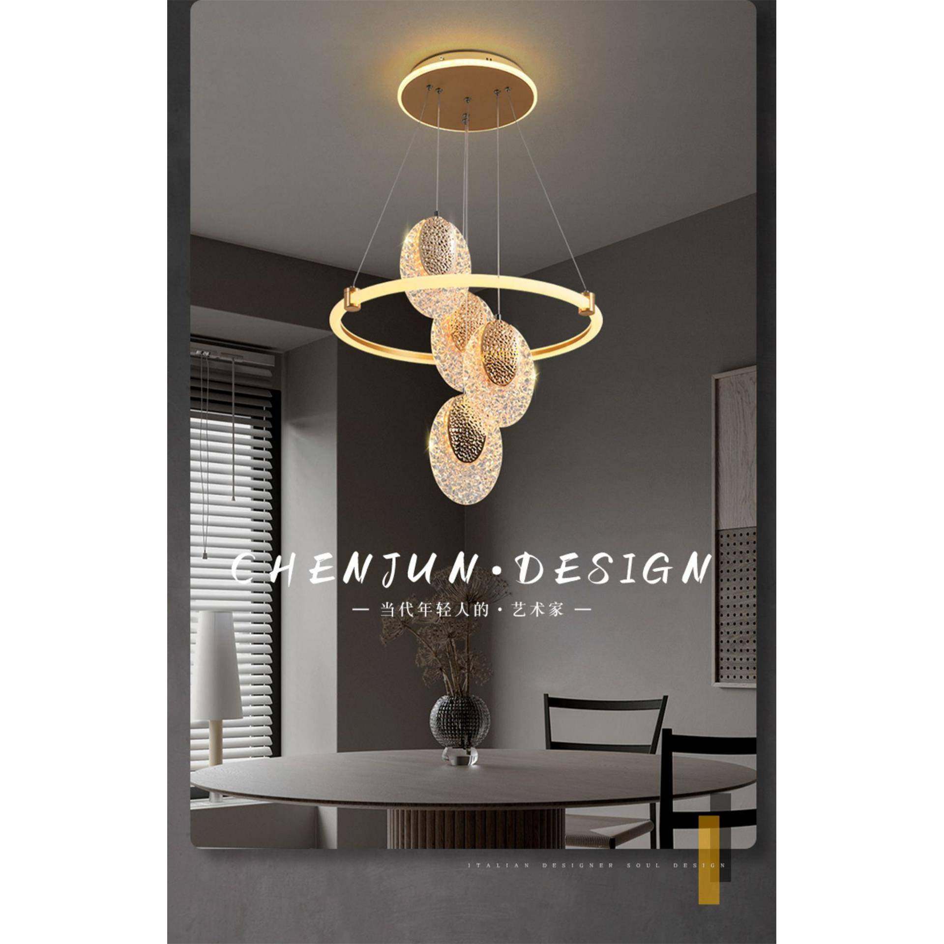 轻奢餐厅吊灯后现代卧室创意个性档简约设计师款餐oulang桌高饭厅,家装灯饰光源,智能吊灯,淘宝优惠券,粉丝福利购,淘宝优惠卷