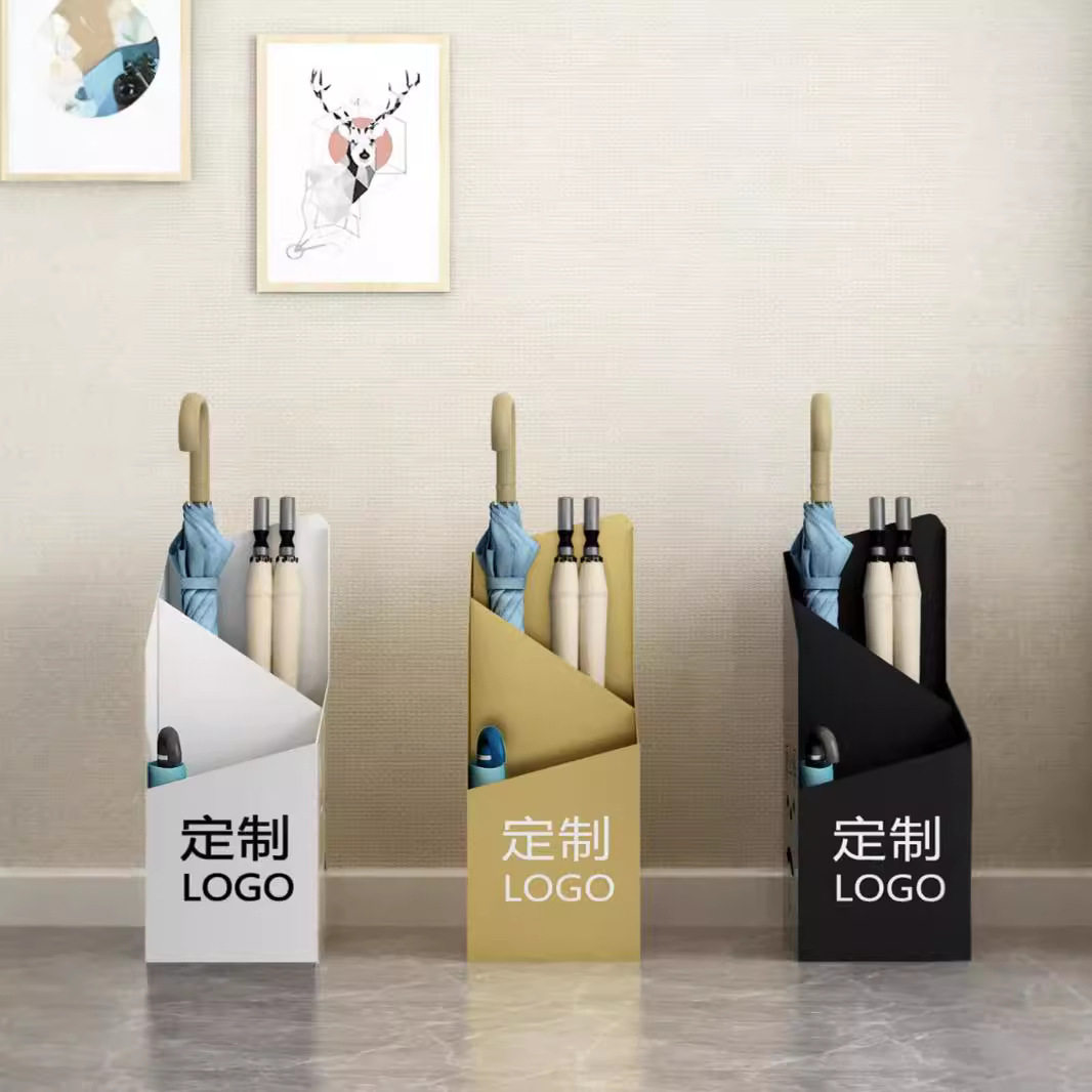雨伞架简约商用家用创意门口收纳雨伞桶个性铁艺金属放伞置物架