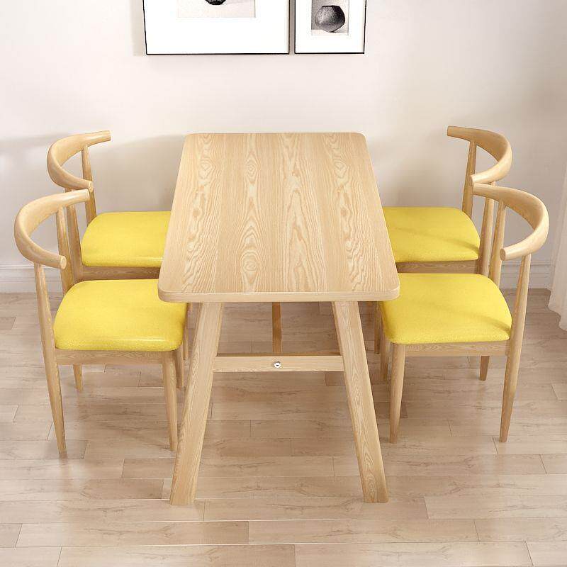 餐桌小户家用出租屋饭桌简现代约快餐桌椅组型合商用长厅方形见详