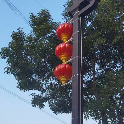 LE户D中国结发HY8km5g5中国结路灯挂饰景光观外灯城市路灯中国结