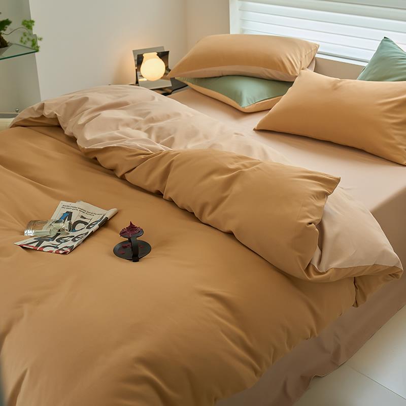 纯色类40被s全棉磨毛被套单件加棉厚纯JMI2.0mA罩1.5米单人被单冬