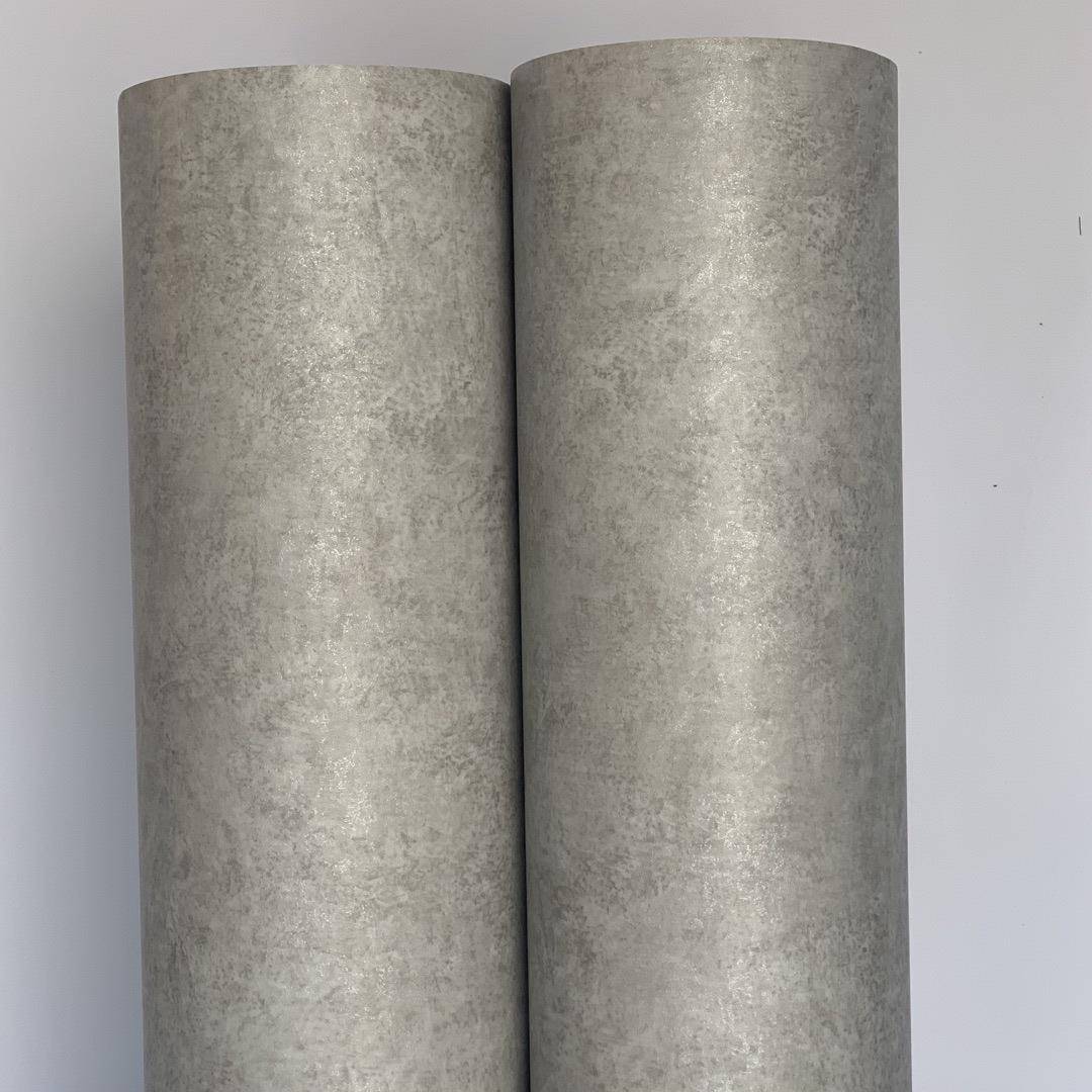 厚工业麻面QRK自粘加墙纸壁贴纸展柜灰展厅装饰贴膜翻新纸波音软