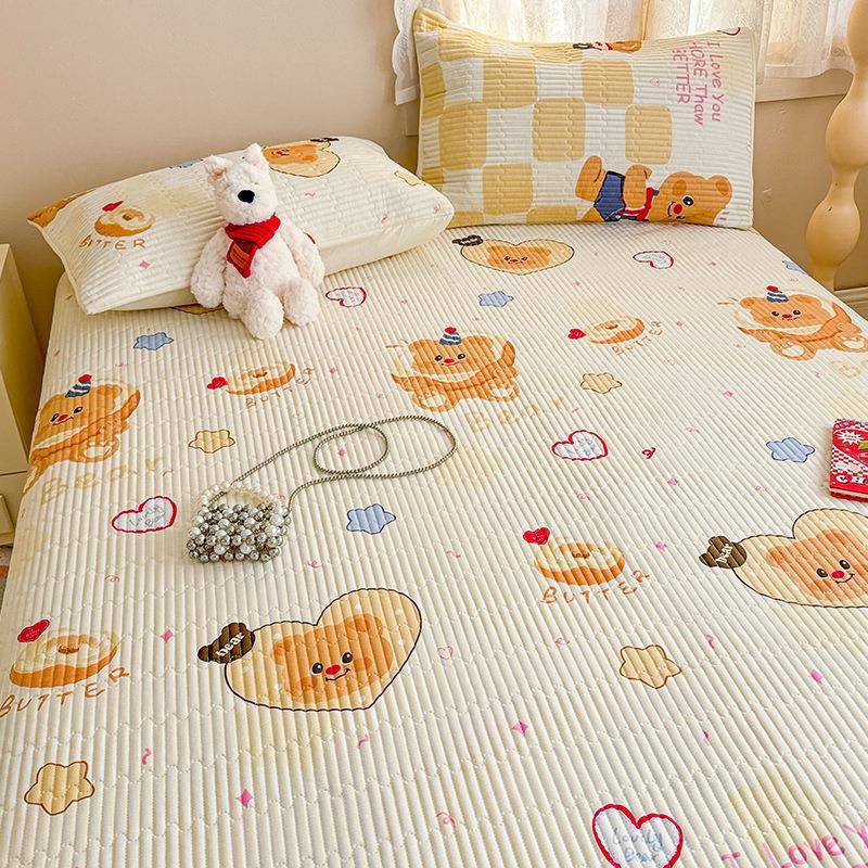 A棉类床垫单件棉四季通用纯全儿童榻榻米夹棉RCB大床单人炕盖三件