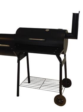 30m子母油炉前台版铁推c车烤炉炭炉烟熏炉别墅庭78008院美式桶烧