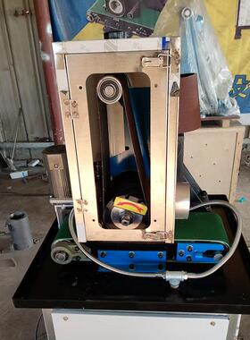 新款自动磨小型除平面抛光机金属锈抛砂带光去毛刺拉LJK丝机电动