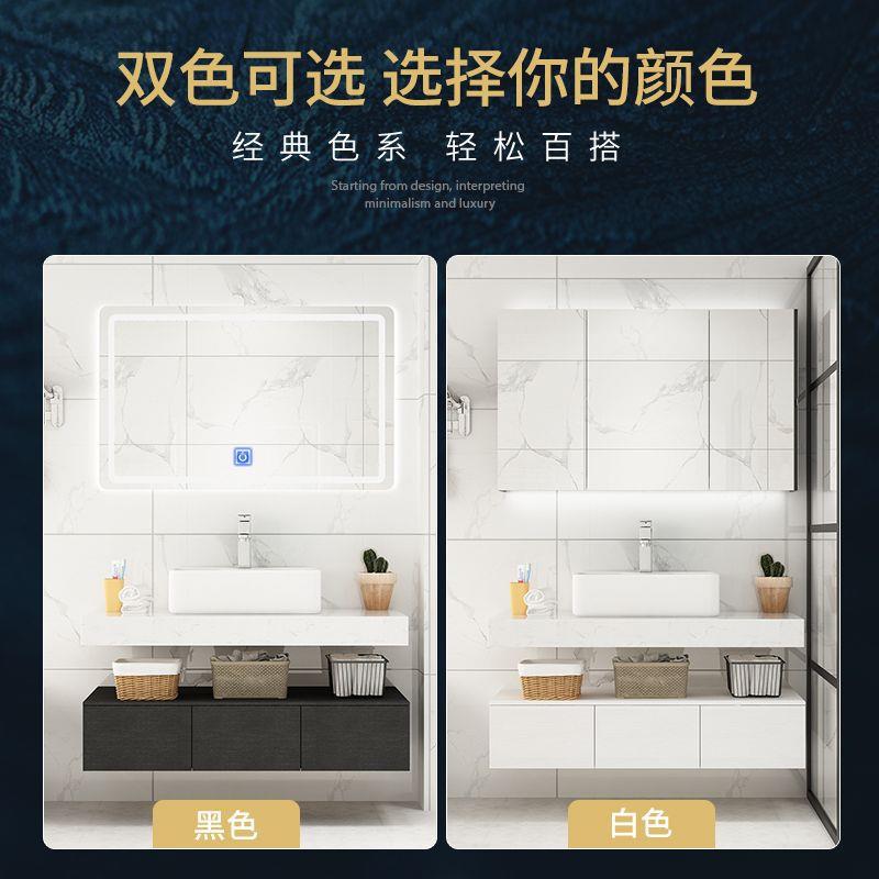 珍轻奢无品牌/室柜组合浴套装简约卫生间洗上手池洗脸厕所洗漱台