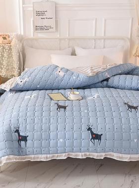 2025纯棉被夹用棉加厚被套简棉约全加棉被单冬夏两夏单18557件被