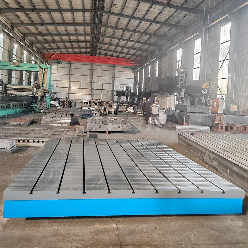 铸铁焊接平台t型槽划线工作台装配钳工测量模具工作桌刮研平板X20
