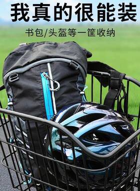 自行车车筐F997J966山地车后车筐后架座包置筐放书单物车后货架车