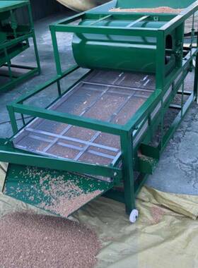 震动粮食选机小麦玉米选种筛除杂机两食VCX相电三相电筛粮筛选分