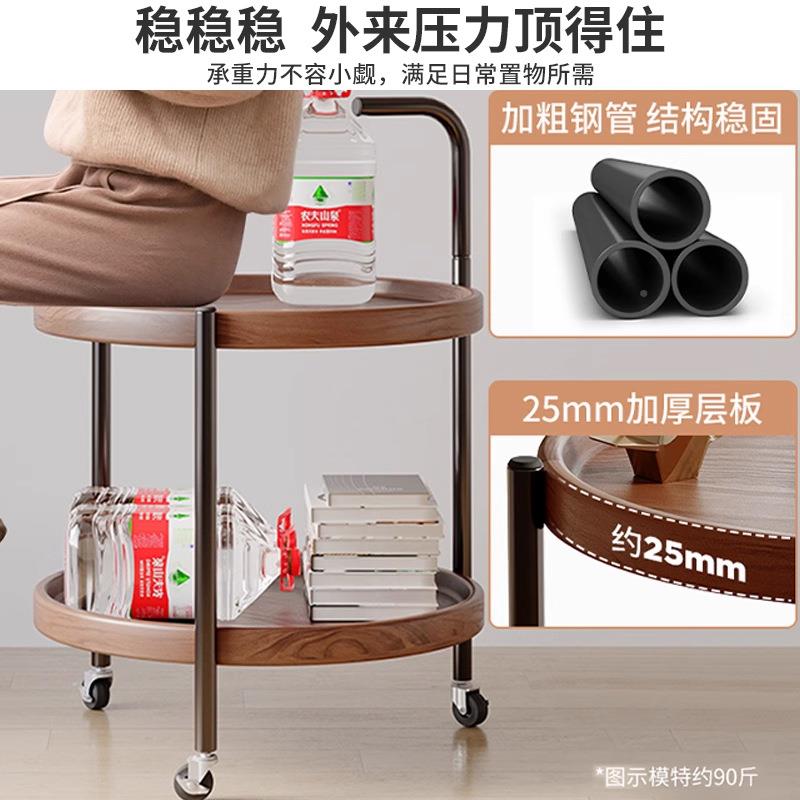 移茶几客厅家用沙发边几床置物架小推车可动新款头阳台ZCY小圆桌