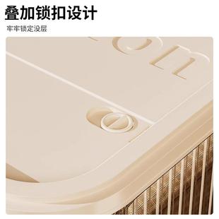 折叠储物柜客厅层多收纳柜安抽屉式 免装 家庭柜家用卧sng室衣沙发