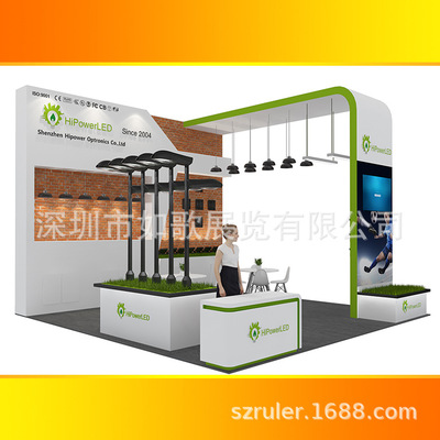 展台设计展览效果图设计制作搭建