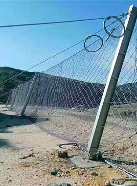 RX系列菱形被动防护网RXI被动环形网山体落石防护网地灾治理