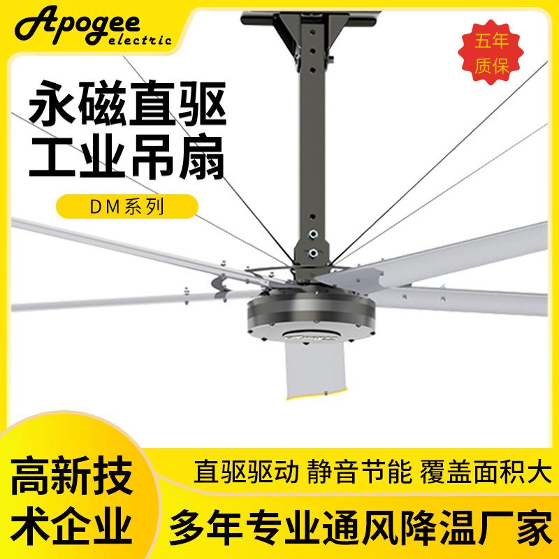 【工厂仓库用】7.3米工业大风扇 永磁变频吊扇 无噪音节能吊扇