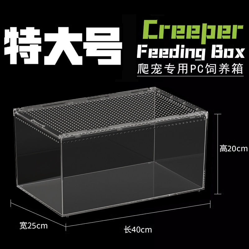 PC塑料爬宠特大号饲养箱生态沙漠造景宠物蛇树栖角蛙乌龟水陆缸
