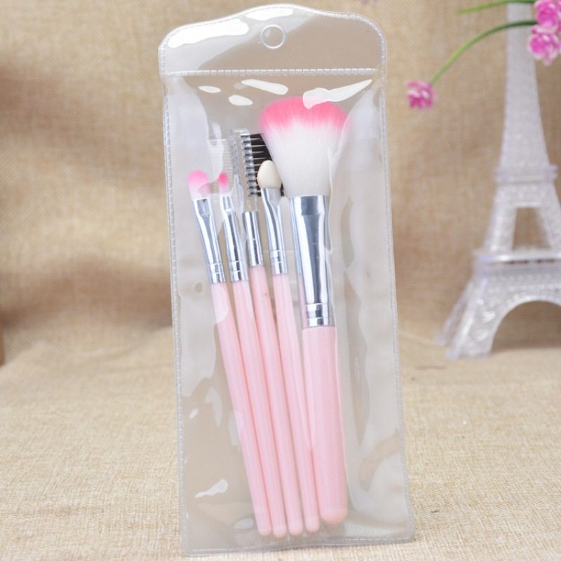 不掉毛化妆刷套装5件袋装柔软舒适刷眼影胭脂蜜粉唇刷,彩妆/香水/美妆工具,化妆刷,淘宝优惠券,粉丝福利购,淘宝优惠卷