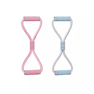 8字拉力器女开背美背神器家用运动器材瑜伽拉伸瘦背绳拉力带开肩