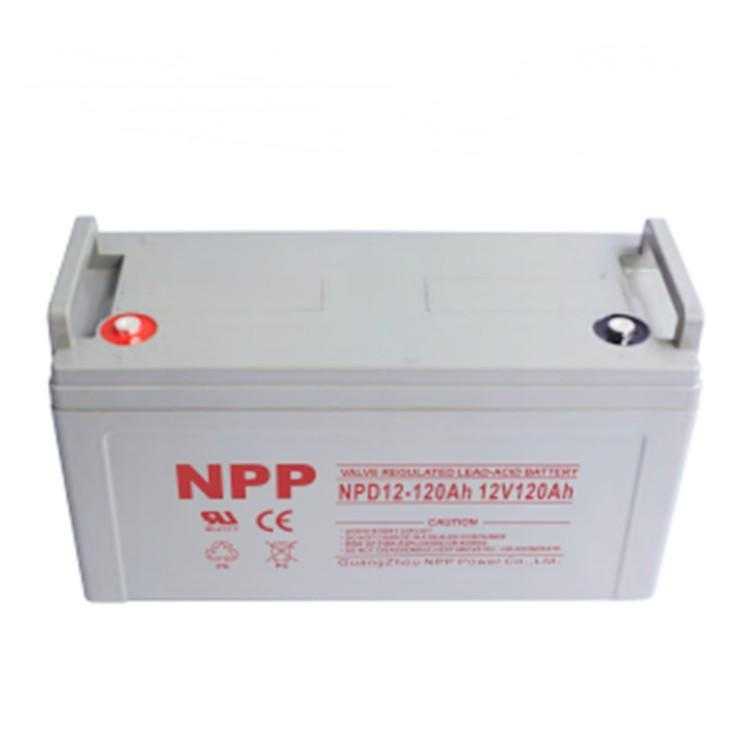 耐普NPP铅酸蓄电池NP12-50Ah 12V50Ah UPS EPS 太阳能 免维护纸箱
