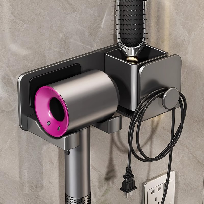 戴森吹风机置物架免打孔卫生间