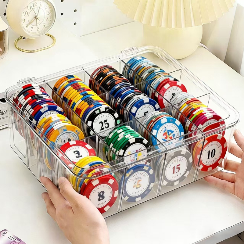 麻将棋牌室筹码卡片收纳盒