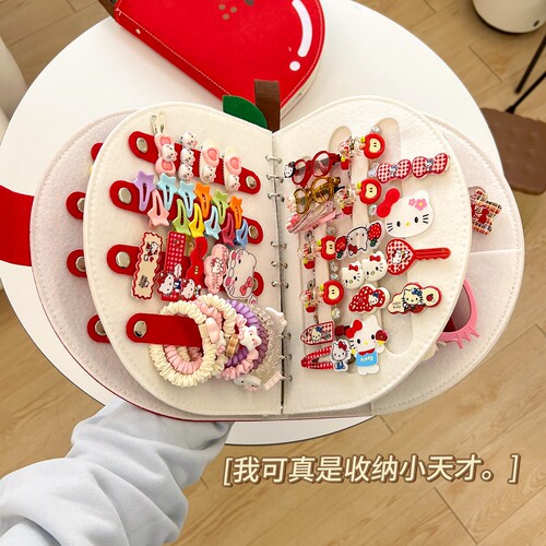 婴儿可爱毛毡发饰收纳册