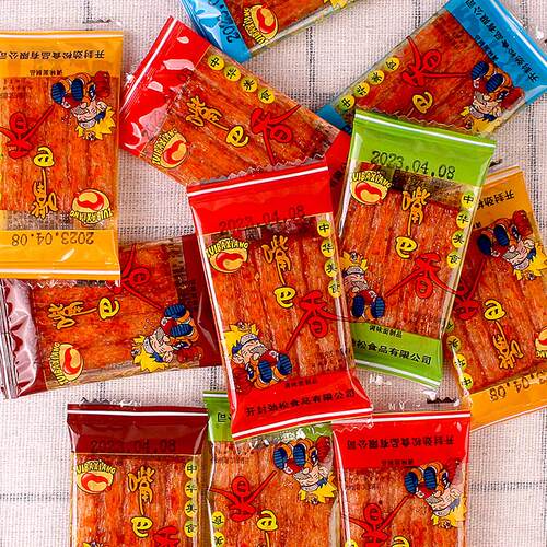 嘴巴香辣条大刀肉怀旧童年零食小卖部5毛儿时小吃休闲食品大礼包
