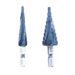 宝塔钻头阶梯钻日本4-12氮化铝4-20黑色不锈钢M35开孔器HssCo