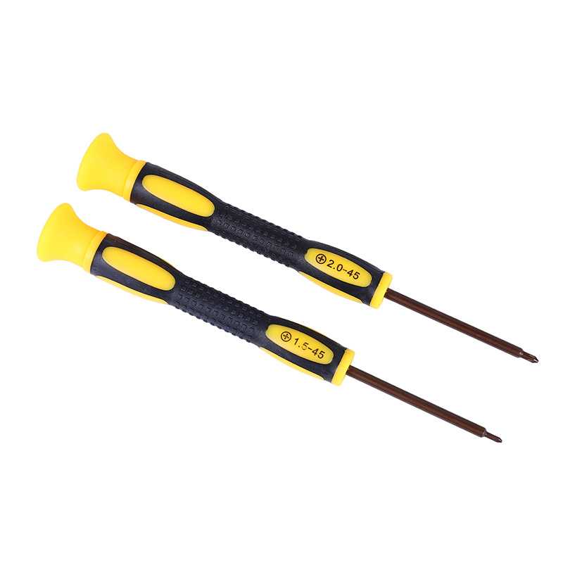 超高硬度S2钢细小一字螺丝刀1.5mm开刀2MM梅花十字PH00起子改锥批