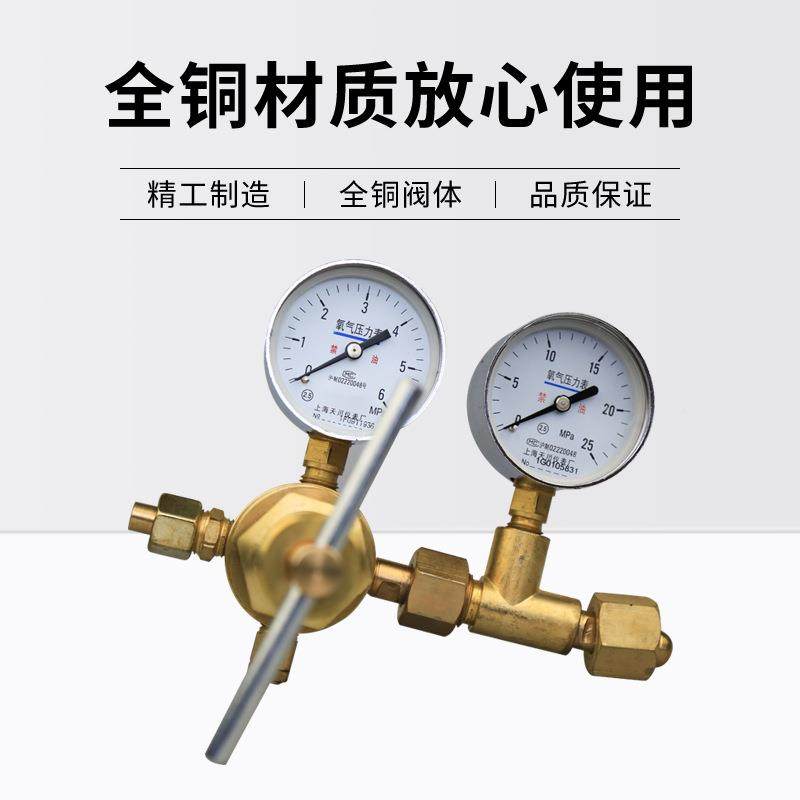 上海减压器 YQ-3Y70 6*2减5MPa 牌 气氧减压器 压阀 调压阀