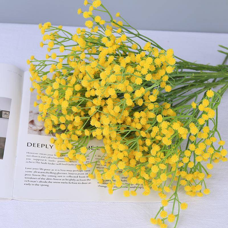 北欧小清满天手星仿真厅假花 客新卧室摆件 花艺套装婚庆捧满天星