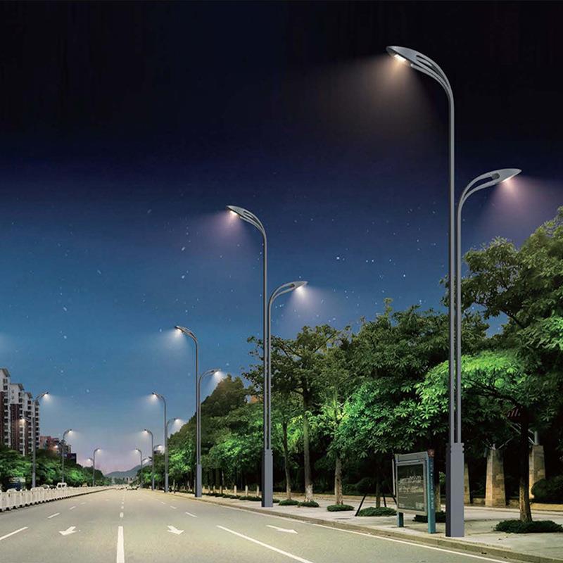 并驾齐驱双头LED路灯厂家直销户外防水路灯单双臂led路灯
