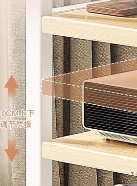 打印机置架落地多层收纳架办公室主架机托文F98M97TH放置架件子可