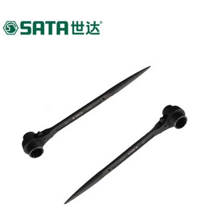 世达公制双口尖尾棘轮扳手19x22MM_47313_世达尖尾棘轮世达47312