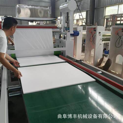 PU海绵铝箔玻纤布热熔胶复合机 床垫海棉贴布机 EPS保温板覆膜机