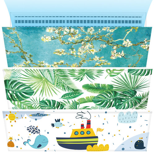 中央空调挡风板出风口挡板防直吹月子遮风帘办公室加长家用导风罩