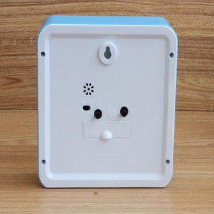 可挂墙正方形小闹钟台式桌面宿舍小时钟客厅网红一体闹铃