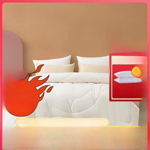 梦洁家纺大豆被二合一被子母被加厚冬被芯春秋被子学生单人双人