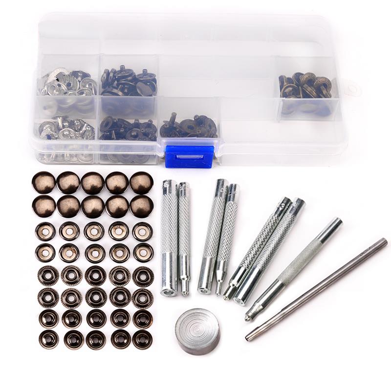 金属四合扣安装工具暗扣摁扣四合扣子母扣按扣免缝钉扣圆形扣子