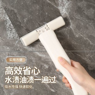 迷你小拖把家用懒人擦桌神器桌面手持免手洗海绵吸水卫生间多功能