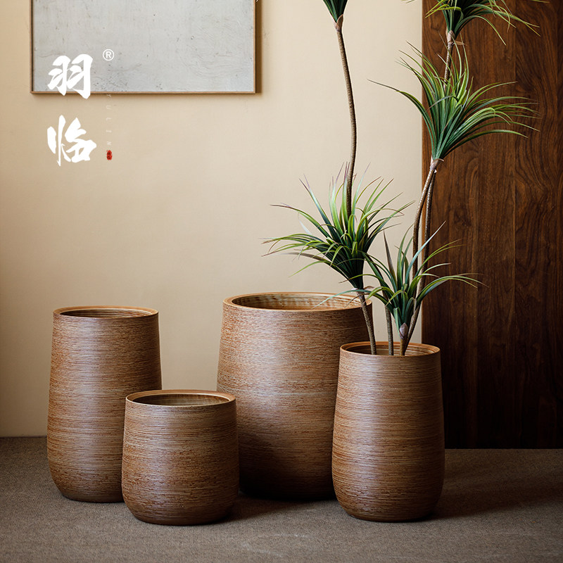景德镇陶瓷花盆别墅庭院种树大口径龟背芋绿植缸创意户外落地花瓶,家居饰品,花盆,淘宝优惠券,粉丝福利购,淘宝优惠卷
