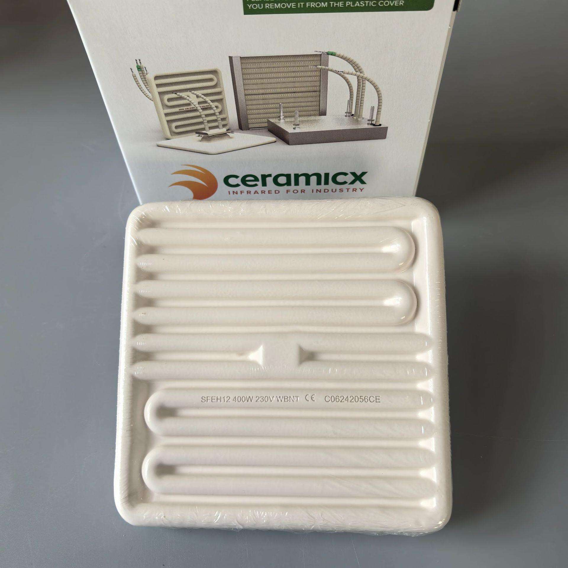 爱尔兰CERAMICX陶瓷红外线加热砖SFEH12发热板400W230V发热瓦WBNT