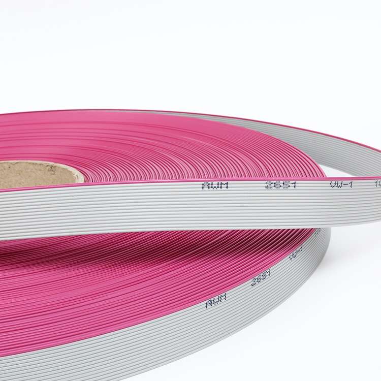 灰排线1.0PH28AWG7/0.10 6P64P厂家2651排线 IDCFC红边灰排线