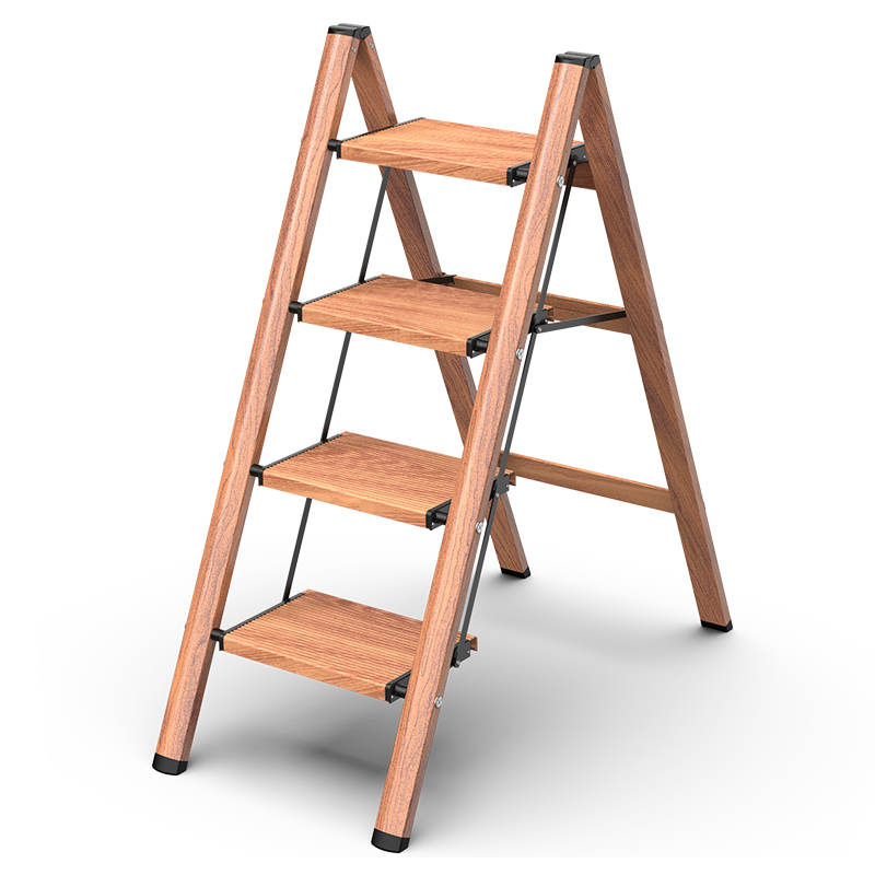 格美居多功能家用小梯子折叠加厚铝合金花架梯凳便携拍摄置物马凳