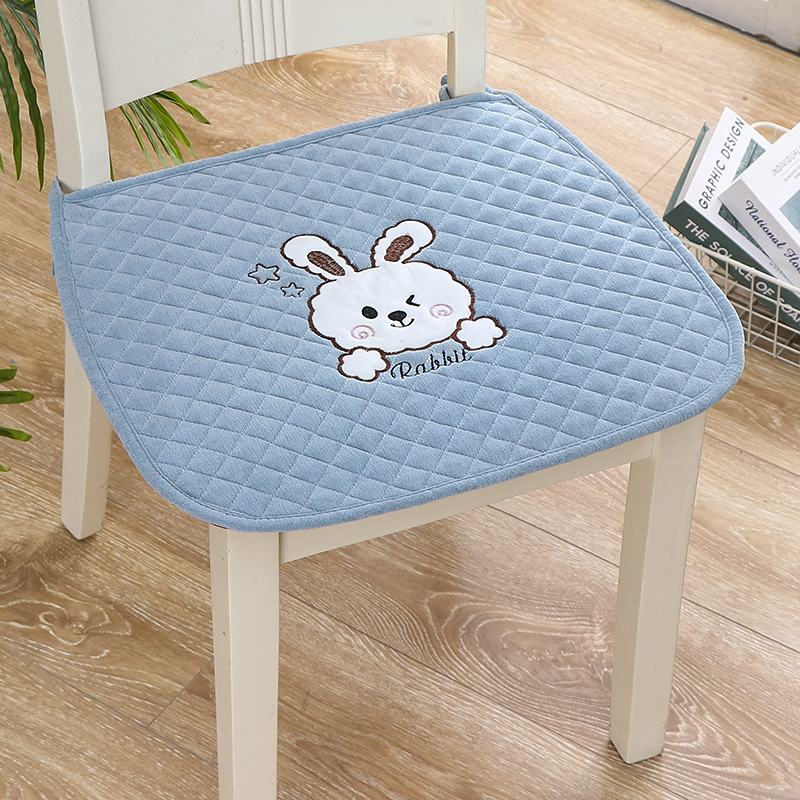 四季坐垫办公室久坐屁垫纯色椅垫家用学生加厚椅垫餐椅座垫凳子垫