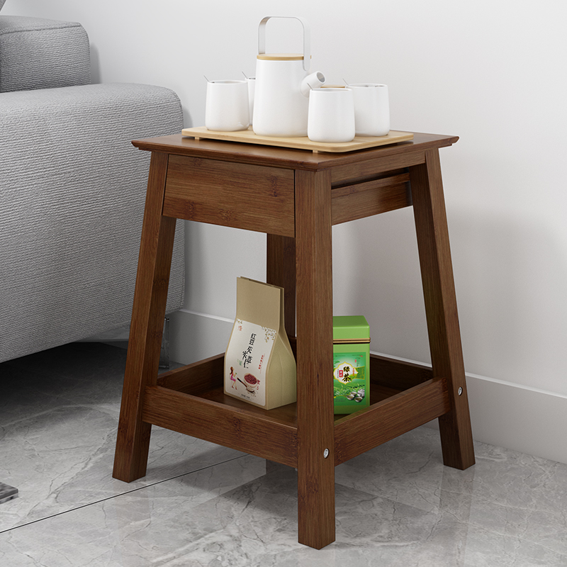 客厅沙发边柜边角几简约小桌子茶几茶台卧室床头柜小方桌置物架子