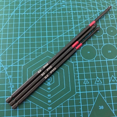 特长批头加长十字批头超长木工批咀25公分长披头20厘米钻头电批用