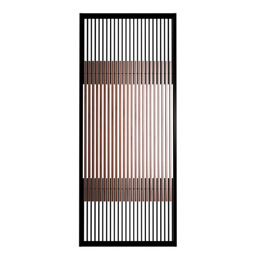 中式入户玄关屏风隔断客厅卧室遮挡 家用实木竹隔断墙木镂空格栅