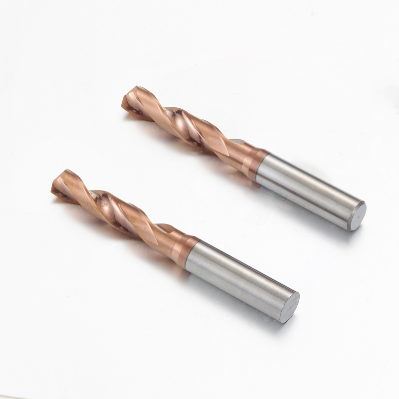 宏翰涂层钨钢铣刀柄钻头大柄合金钻头超硬整体高硬度麻花钻1-12mm