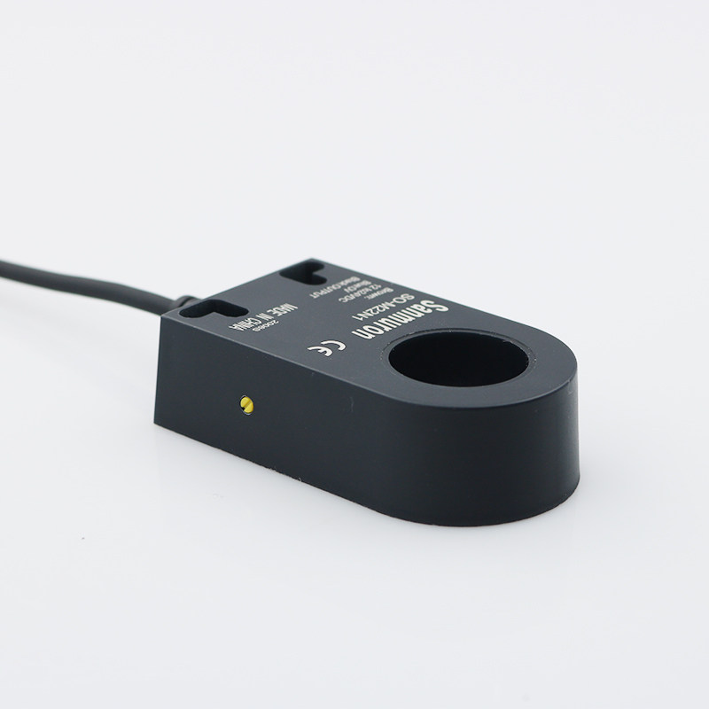 微型电感式检测环形金属感应接近开关三线npn/pnp常开24v传感器